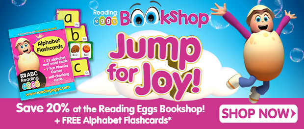 20% OFF at the Reading Eggs Bookshop. Shop Now.